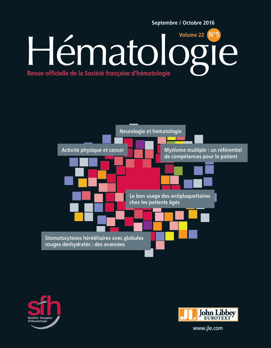 Revue Hématologie de la SFH