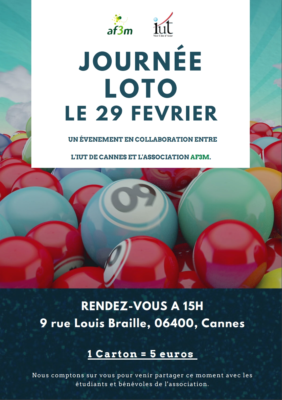Loto solidaire AF3M Cannes