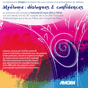 Flyer "Myélome: dialogues & confidences"