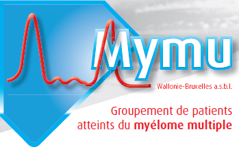 Logo groupe belge d’entraide de malades atteints du Myélome Multiple (Mymu)       
